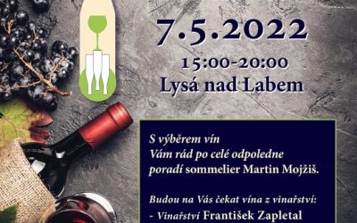Košt vín z vinného lístku 7.5.2022 od 15:00